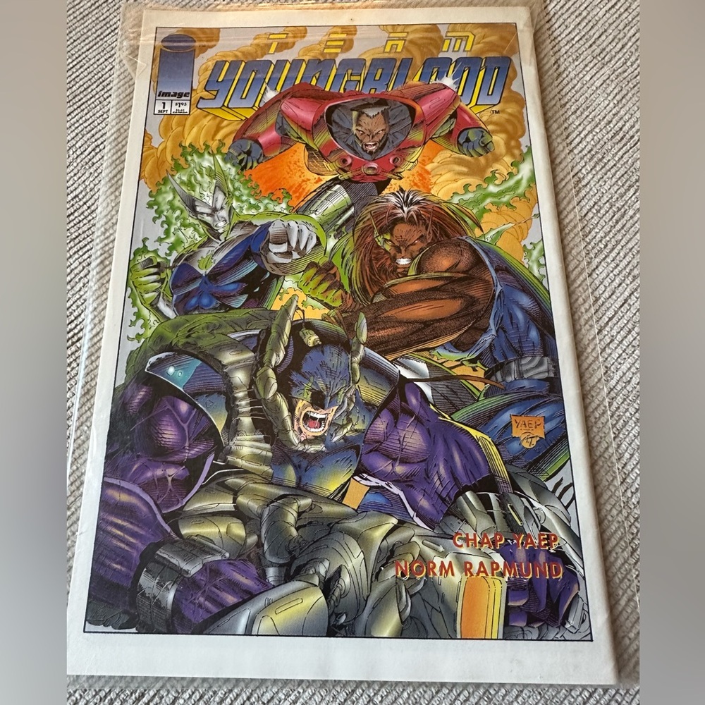 Youngblood Comic Book Cover Art - Multicolor
